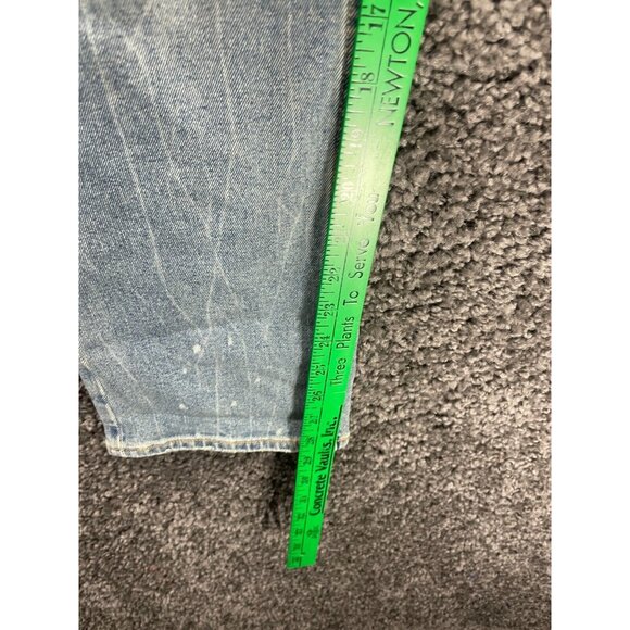 Old Navy Jeans Mens 34x30 Blue Denim Skinny Built-In Flex Mid Rise Flat Front - Picture 11 of 15